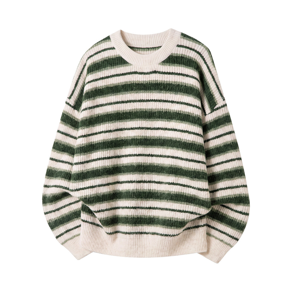 Bowser Men’s Oversized Striped Knit Sweater