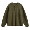 Bowser Men’s Oversized Knit Henley Sweater
