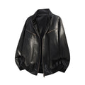 Bowser Men’s Oversized Faux Leather Jacket