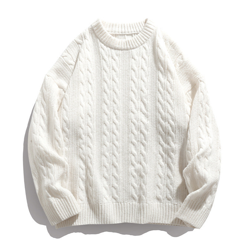 Bowser Men’s Oversized Cable Knit Sweater