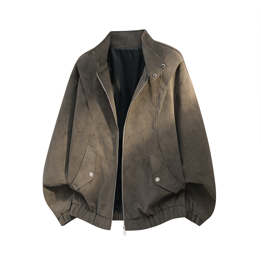 Bowser Men’s Oversized Faux Suede Jacket