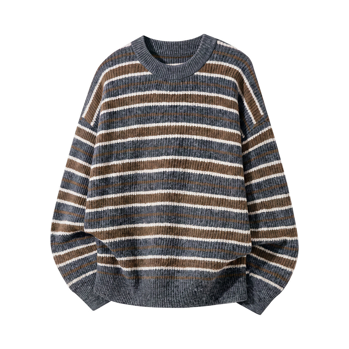 Bowser Men’s Oversized Striped Knit Sweater