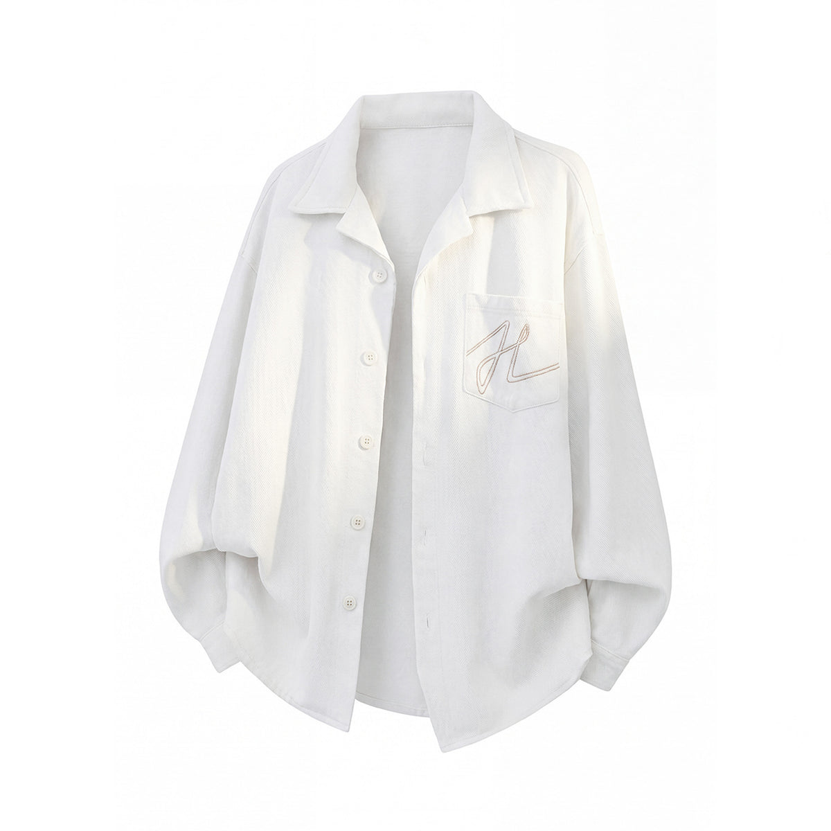 Bowser Men’s Oversized Denim Shirt Jacket